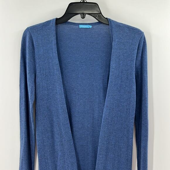 J. McLaughlin Women's Open front longer length cardigan - Blue - Small - Picture 3 of 6